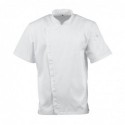 Veste de cuisinier à manches courtes Chef Works Cannes M BB669-M Chef Works