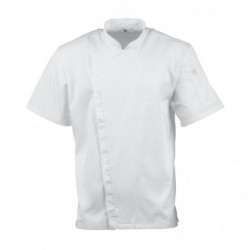 Veste de cuisinier à manches courtes Chef Works Cannes M BB669-M Chef Works