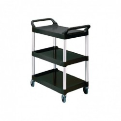 Chariot utilitaire compact noir Rubbermaid J818 Rubbermaid