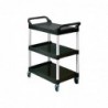 Chariot utilitaire compact noir Rubbermaid J818 Rubbermaid