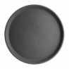 Plateau antidérapant en fibre de verre Olympia Kristallon rond noir 356mm J846 Olympia