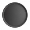 Plateau antidérapant en fibre de verre Olympia Kristallon rond noir 406mm J847 Olympia