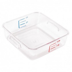 Boîte carrée de stockage 2L Rubbermaid J870 Rubbermaid