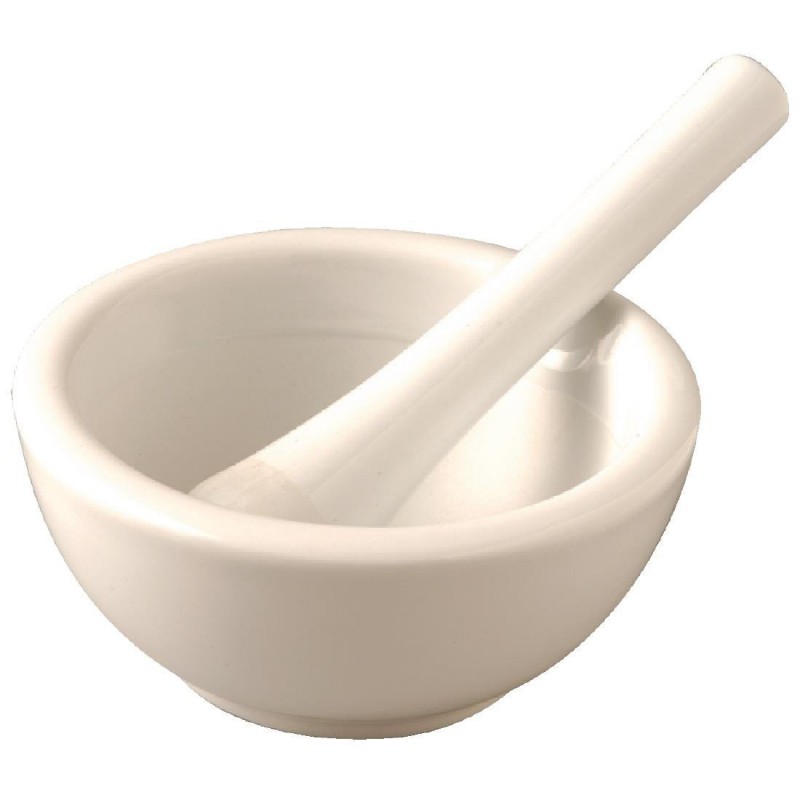 Pilon et mortier en porcelaine Vogue 115mm J923 Vogue Pilon et mortier en porcelaine Vogue 115mm J923 Vogue