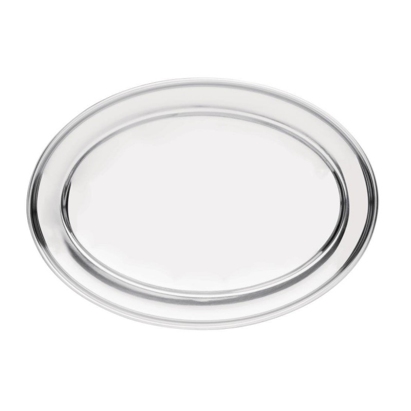 Plat de service ovale en inox Olympia 220mm K361 Olympia Plat de service ovale en inox Olympia 220mm K361 Olympia