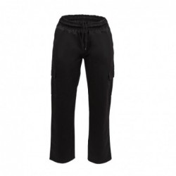 Pantalon cargo Whites noir M BB700-M Whites Chefs Clothing