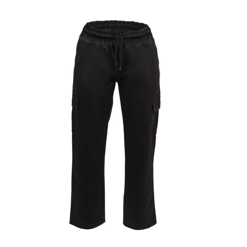 Pantalon cargo Whites noir M BB700-M Whites Chefs Clothing Pantalon cargo Whites noir M BB700-M Whites Chefs Clothing