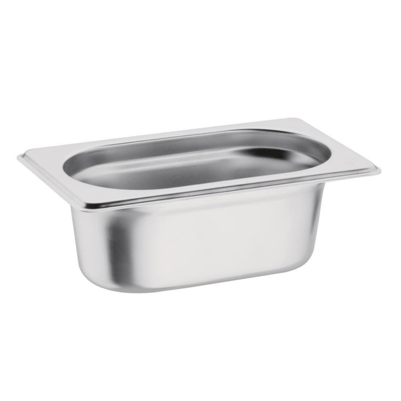 Bac Gastronorme inox GN 1/9 65mm Vogue K824 Vogue Bac Gastronorme inox GN 1/9 65mm Vogue K824 Vogue