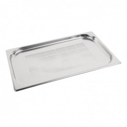 Bac Gastronorme inox perforé GN 1/1 20mm Vogue K827 Vogue