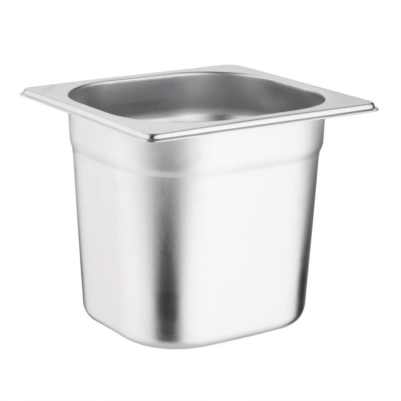 Bac Gastronorme inox GN 1/6 150mm Vogue K992 Vogue Bac Gastronorme inox GN 1/6 150mm Vogue K992 Vogue