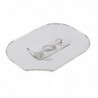 Couvercle transparent en SAN avec encoche pour saladiers Dalebrook 1