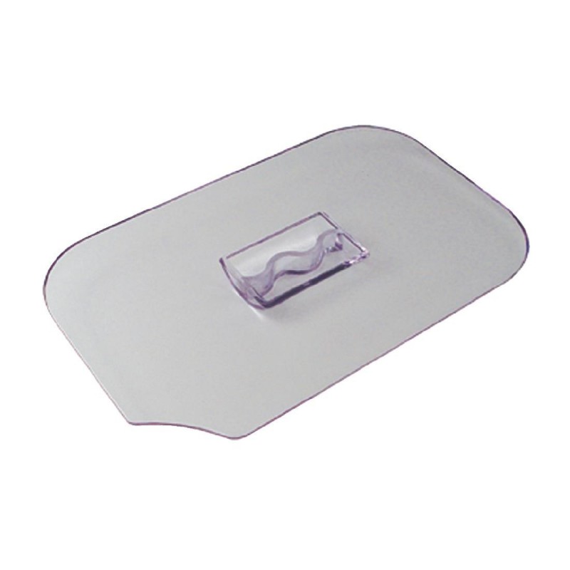 Couvercle transparent en SAN avec encoche pour saladiers Dalebrook 2 Couvercle transparent en SAN avec encoche pour saladiers Dalebrook 2