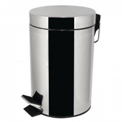 Poubelle à pédale en acier inoxydable 3L L427 Bolero