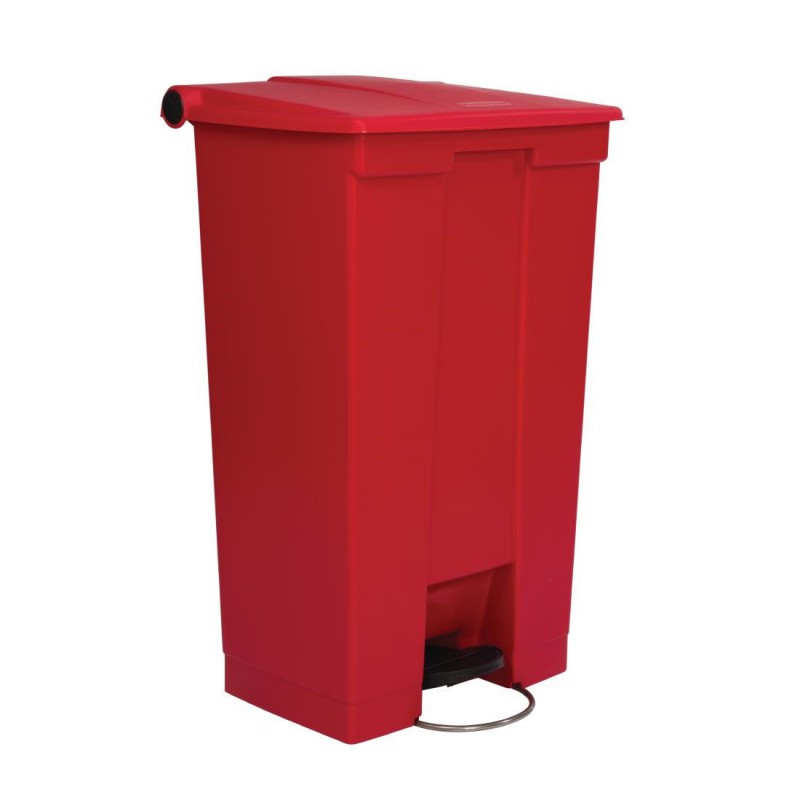 Conteneur à pédale Rubbermaid rouge 87L L629 Rubbermaid Conteneur à pédale Rubbermaid rouge 87L L629 Rubbermaid