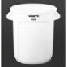 Collecteur Rubbermaid Brute blanc 37