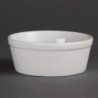 Plats à gratin ronds blancs Olympia 134mm (Lot de 6) C042 Olympia