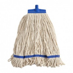 Tête de balai serpillère avec bande de maintien SYR Kentucky bleue L885 Scot Young