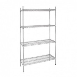 Etagère modulaire 4 niveaux 915x460mm Vogue L927 Vogue
