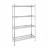 Etagère modulaire 4 niveaux 915x460mm Vogue L927 Vogue