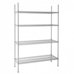 Etagère modulaire 4 niveaux 1220x457mm Vogue L928 Vogue