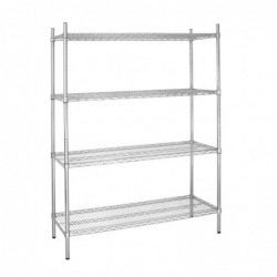 Etagère modulaire 4 niveaux 1525x457mm Vogue L929 Vogue