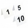 Lot de numéros de table en plastique Olympia 1-10 L981 Beaumont