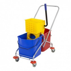 Seau à mop double avec presse d'essorage Jantex M880 Jantex