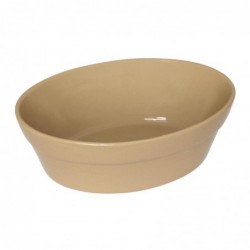 Plats à gratin ovales Olympia Stoneware 180 x 133mm (Lot de 6) C109 Olympia