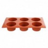 Plaque 6 muffins en silicone Pavoni Formaflex N933 Pavoni