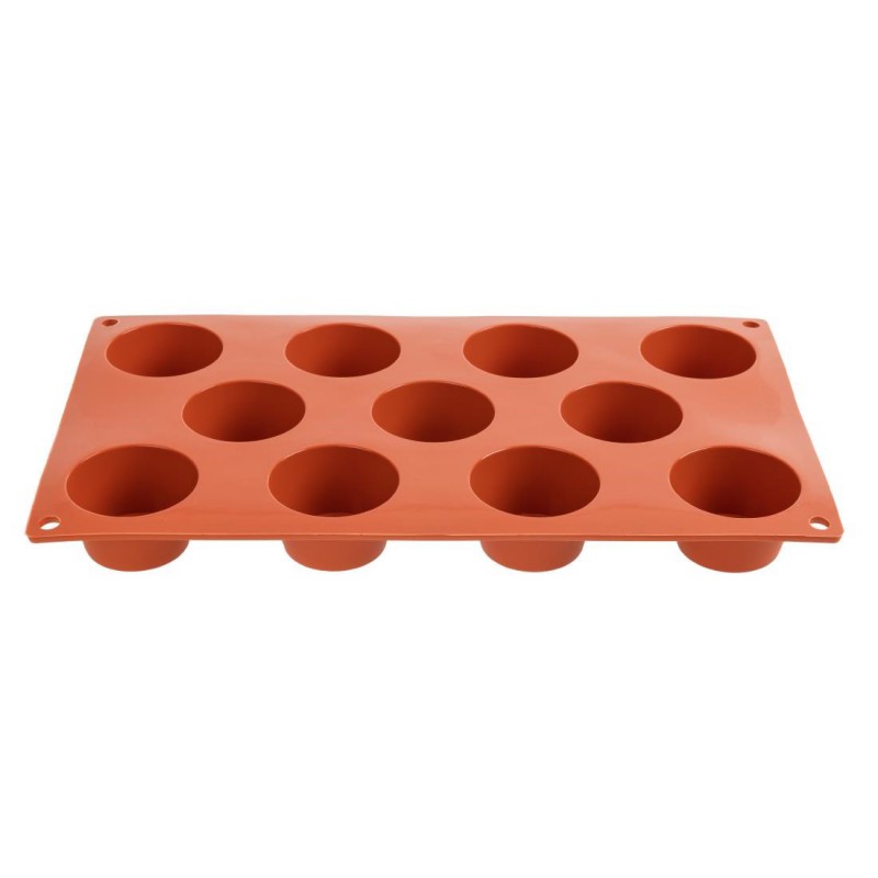 Plaque 11 mini-muffins en silicone Pavoni Formaflex N934 Pavoni
