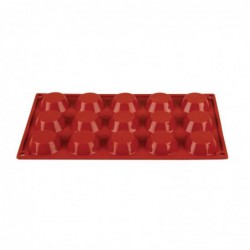 Plaque 15 tartelettes en silicone Pavoni Formaflex N935 Pavoni