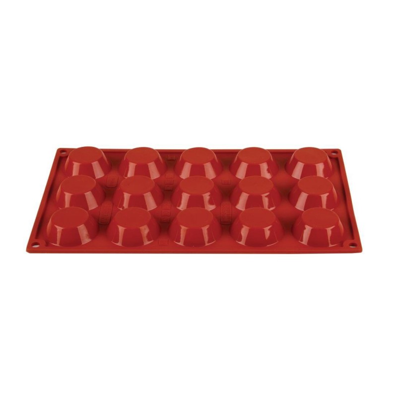 Plaque 15 tartelettes en silicone Pavoni Formaflex N935 Pavoni