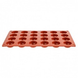 Plaque 24 pomponnettes en silicone Pavoni Formaflex N940 Pavoni