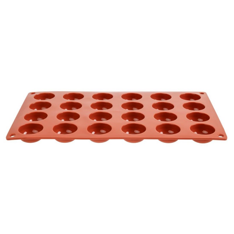 Plaque 24 pomponnettes en silicone Pavoni Formaflex N940 Pavoni