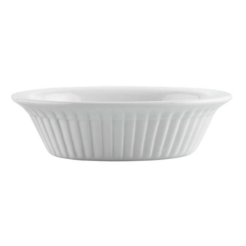 Plat à tourte ovale blanc Olympia (Lot de 6) C110 Olympia Plat à tourte ovale blanc Olympia (Lot de 6) C110 Olympia
