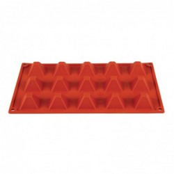 Plaque 15 pyramides en silicone Pavoni Formaflex N942 Pavoni
