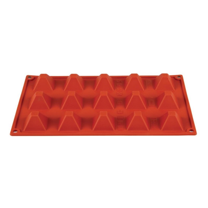 Plaque 15 pyramides en silicone Pavoni Formaflex N942 Pavoni Plaque 15 pyramides en silicone Pavoni Formaflex N942 Pavoni