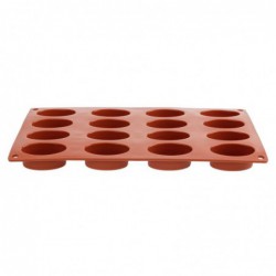 Plaque 16 ovales en silicone Pavoni Formaflex N951 Pavoni