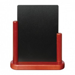 Ardoise de table Securit finition acajou 280 x 200mm P486 Securit