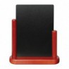 Ardoise de table Securit finition acajou 280 x 200mm P486 Securit