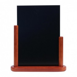 Ardoise de table Securit finition acajou 320 x 270mm P487 Securit