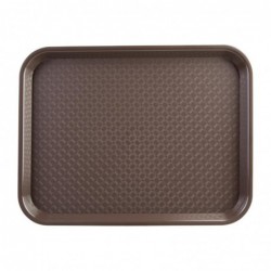 Plateau self-service Olympia Kristallon marron 450 x 350mm P509 Olympia