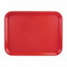 Plateau self-service Olympia Kristallon rouge 450 x 350mm P510 Olympia