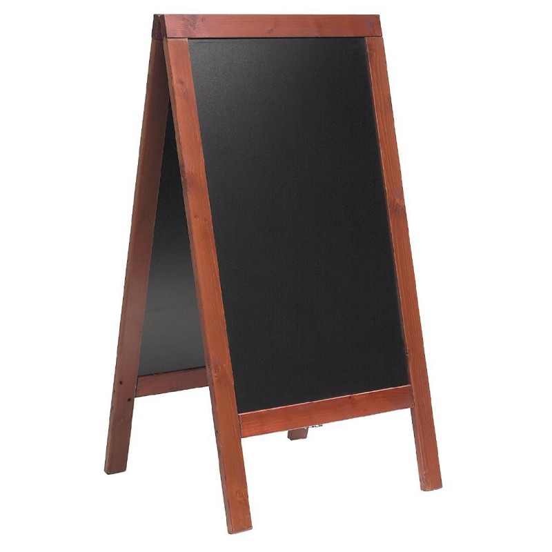 Panneau de trottoir Securit Duplo acajou 700 x 1350mm P514 Securit
