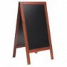 Panneau de trottoir Securit Duplo acajou 700 x 1350mm P514 Securit