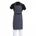 Tablier bavette Whites rayé marine et blanc A530 Whites Chefs Clothing
