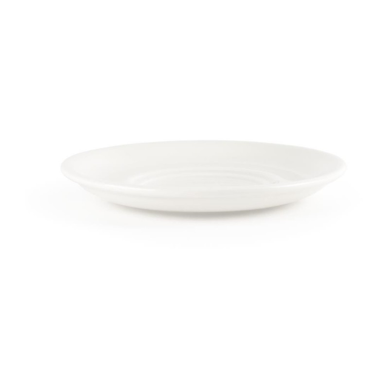 Soucoupes Maple Churchill Whiteware 150mm (lot de 24) P734 Churchill Soucoupes Maple Churchill Whiteware 150mm (lot de 24) P734 Churchill