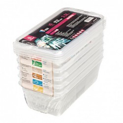 Boîte de stockage GN1/3 Matfer Bourgeat Modulus utilisation intensive 5L (Lot de 5) P849 Matfer Bourgeat
