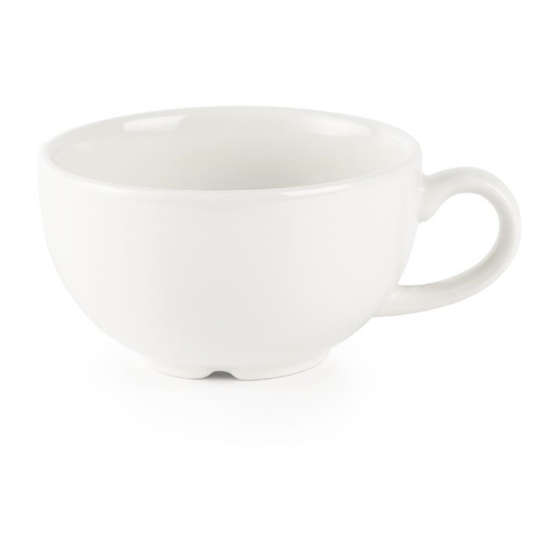 Tasses à cappuccino Churchill Plain Whiteware 227ml (Lot de 24) P882 Churchill Tasses à cappuccino Churchill Plain Whiteware 227ml (Lot de 24) P882 Churchill