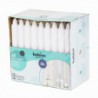Bougies bistro Bolsius 177mm blanches (Lot de 45) P963 Bolsius